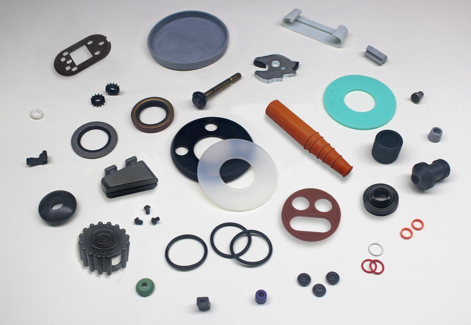 Metal rubber parts